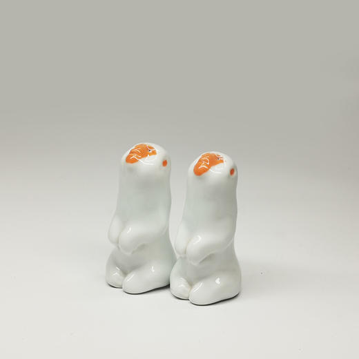 不仁斋 薛继业 陶瓷雕塑系列 仰望星空小猴 文房摆件 茶宠 商品图4