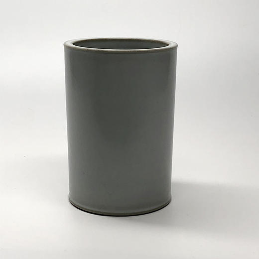 不仁斋 薛继业 手拉坯 文房 汝釉平底笔筒 商品图1