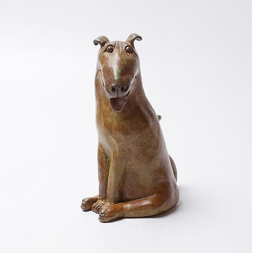 不仁斋 薛继业十二生肖雕塑系列 戌狗 铸铜限量甲字款 商品图4