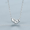 Winy925纯银菱心项链送女友闺蜜节日生日礼物 商品缩略图0