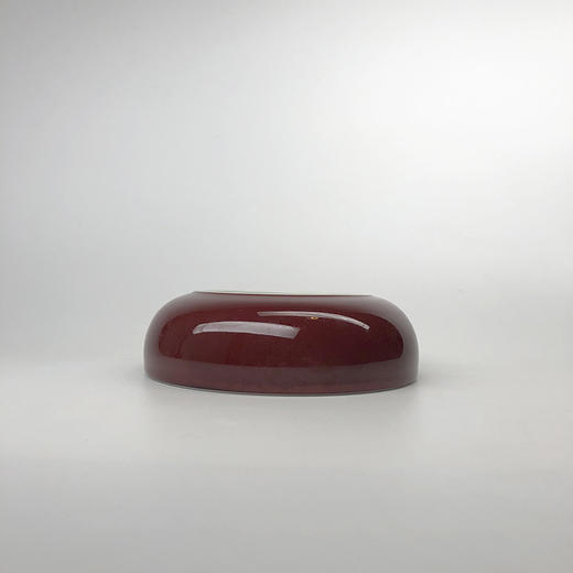 不仁斋 薛继业 手拉坯 文房 祭红收口笔洗 商品图0