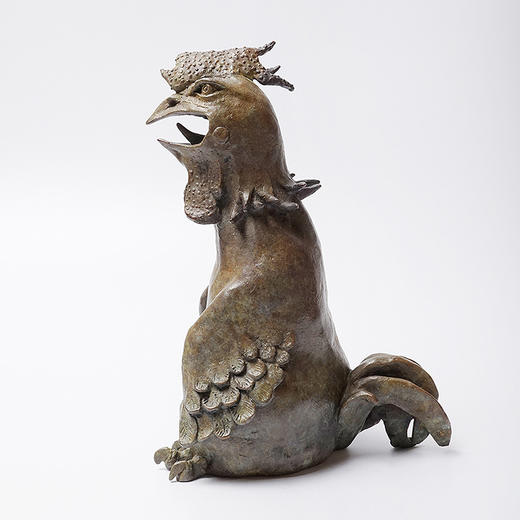 不仁斋 薛继业十二生肖雕塑系列 酉鸡 铸铜限量甲字款 商品图1