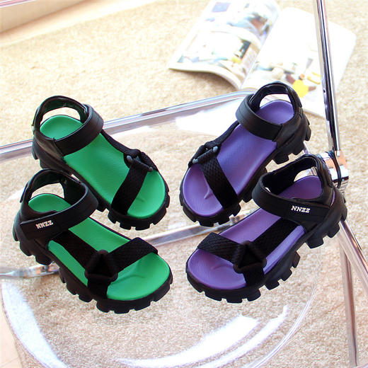 【儿童凉鞋】夏季女童鞋软底防滑学生休闲男童沙滩鞋 商品图0