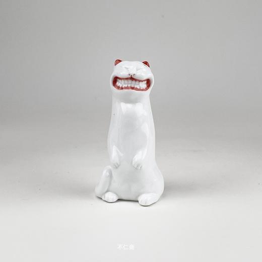 不仁斋 薛继业 钟馗摆件 客厅 眯眼大笑吃不胖钟馗 眯眼大笑猫 商品图3