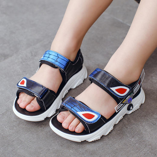 【儿童凉鞋】夏季韩版男童鞋子学生小孩软底时尚沙滩鞋 商品图4