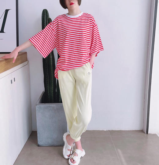 笑脸束脚休闲卫裤 商品图2