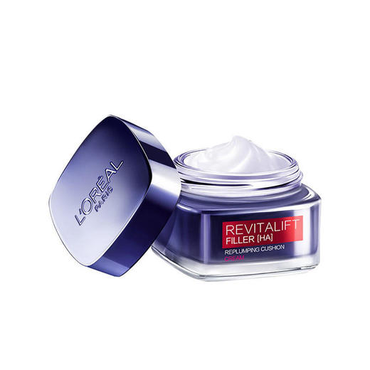 L'ORÉAL 欧莱雅 玻尿酸水光充盈乳霜 50ml 零点面霜 版本随机 商品图2