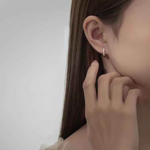 winy 简洁主义耳饰合集一周耳钉925纯银女夏耳环2022年新款潮高级感耳饰 商品图5
