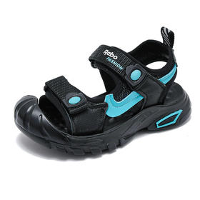 【儿童凉鞋】富的乐夏季小童宝宝沙滩鞋小孩软底中大童男童鞋子