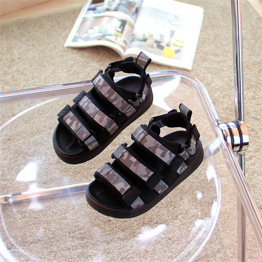 。【儿童凉鞋】*夏季新款韩版儿童迷彩沙滩鞋男童鞋小学生休闲鞋 商品图4