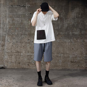 PRIMEE LOOSE TEE CORDURA POCKET 宽松拼色口袋短袖圆领T恤