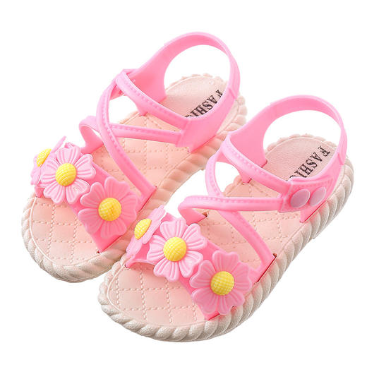 【儿童凉鞋】 乔珀夏季小女孩宝宝时尚公主中大童软底沙滩童鞋 商品图4