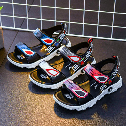 【儿童凉鞋】夏季韩版男童鞋子学生小孩软底时尚沙滩鞋 商品图0
