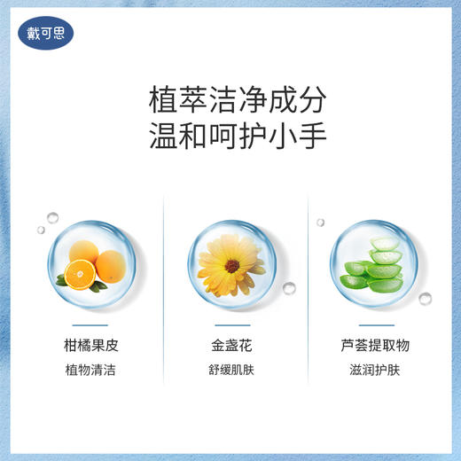 【品牌直营】戴可思·宝宝洗手液婴幼儿免水洗便携式随身装儿童植物清洁护手液 商品图1