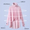 拍2送美腿连裤袜1双！【冰感防晒，UPF50+】全新黑科技冰感-8℃防晒衣，特有感温贴，紫外线变色片，加大加宽帽檐，360°护脸护颈全面防晒，时尚鱼尾设计，轻薄丝滑，亲肤透气！ 商品缩略图9