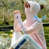 拍2送美腿连裤袜1双！【冰感防晒，UPF50+】全新黑科技冰感-8℃防晒衣，特有感温贴，紫外线变色片，加大加宽帽檐，360°护脸护颈全面防晒，时尚鱼尾设计，轻薄丝滑，亲肤透气！ 商品缩略图1