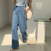 女牛仔阔脚裤210335 商品缩略图0