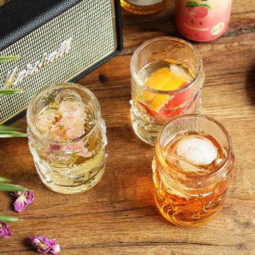 顺丰发货 | 哆啦A梦浮雕玻璃水杯1只装 机器猫咖啡透明浮雕杯冷饮杯[福利品] 商品图3