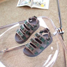 。【儿童凉鞋】*夏季新款韩版儿童迷彩沙滩鞋男童鞋小学生休闲鞋