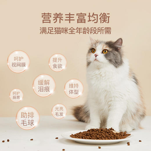 网易严选全价猫粮 居家宠物主粮幼猫成猫全价粮猫咪食品 1.8KG 商品图5
