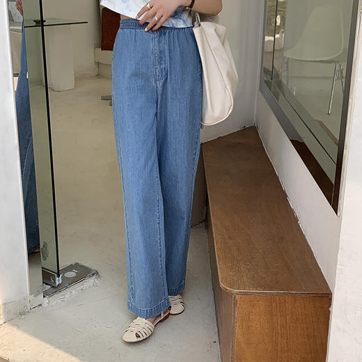 女牛仔阔脚裤210335 商品图2