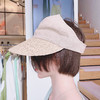空顶遮阳帽女网红ins同款可调节草帽沙滩度假防晒帽韩版潮 商品缩略图2