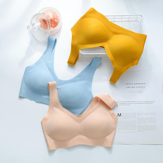 【大胸不晃小胸有型】玻尿酸凉感内衣新一片裁剪裸感舒适内衣 商品图8