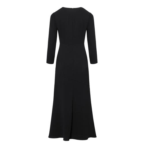 VIMAGE纬漫纪V领设计感小众收腰气质裙子连衣裙V1507111 商品图5