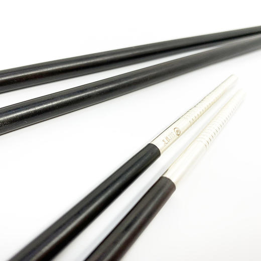 银木镶嵌祥云长花圆筷456/976 商品图6