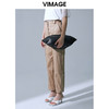 VIMAGE纬漫纪夏季通勤百搭九分高腰显瘦直筒九分裤职业西裤裤子V1505106 商品缩略图2