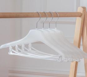 宽肩衣架西装衣架西服大衣衣架服装店专用宽肩无痕防滑家用挂衣撑裤架一体（此产品不参加首单赠送手绳活动）