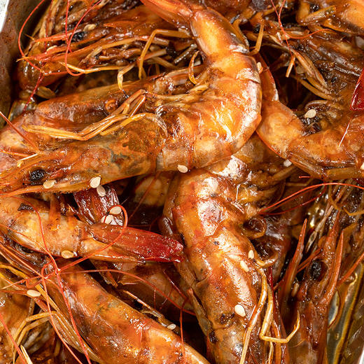 【蟹大人】休闲食品  零食小海鲜  即食香辣八爪鱼 香辣卤虾 138克/盒 商品图6