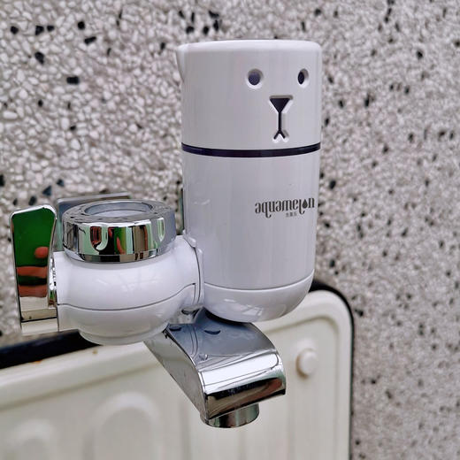 【厨卫两用·易安装·出水快·可调节·可视窗口】水美乐·呆萌小白熊水龙头过滤器 商品图4