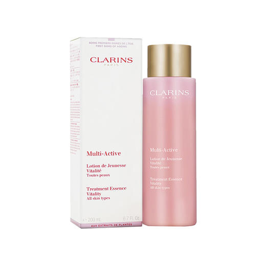 CLARINS娇韵诗 青春赋活分龄精华水保湿补水 少女粉水 200ML 法国 商品图0