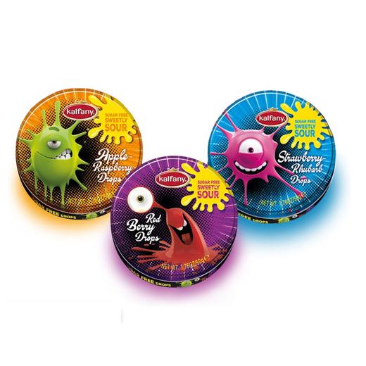 新品|德国卡芬妮无糖系列糖果50g 苹果树莓味/什锦莓味/草莓酸味 060156/060157/060158 商品图0
