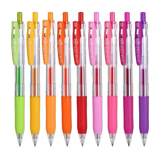 ZEBRA斑马JJ15顺利中性笔彩色果汁中性笔速干防水 商品图1