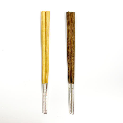 原木999纯银镶嵌儿童筷458/459 商品图2