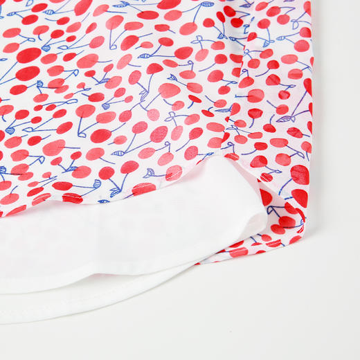 VIMAGE纬漫纪春夏季女装印花雪纺小上衣长袖T恤衫小衬衣V1313915 商品图3