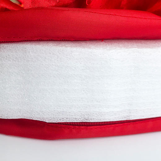 绣单花50x5圆垫(红) 商品图4