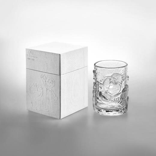顺丰发货 | 哆啦A梦浮雕玻璃水杯1只装 机器猫咖啡透明浮雕杯冷饮杯[福利品] 商品图1
