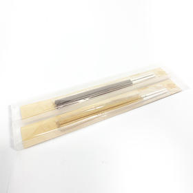 原木999纯银镶嵌儿童筷458/459