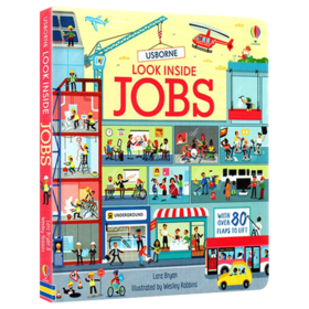 看里面系列 揭秘职业 工作 英文原版 Look Inside Jobs 儿童科普百科立体翻翻书 精装纸板书 英文版进口原版英语书籍