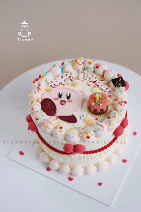 复古款奶油霜可爱手绘 提前两天定哦