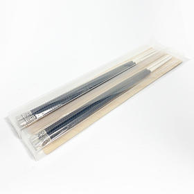 银木镶嵌祥云长花圆筷456/976