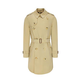 BURBERRY 巴宝莉 男士切尔西版型 - 中长款 Heritage Trench 束腰风衣 卡其色 4073492 70500