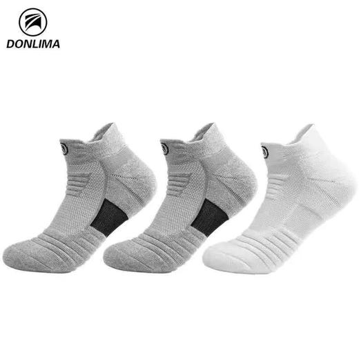 精英袜篮球袜子男士加厚短袜毛巾底防臭速干跑步袜户外运动袜子 商品图11