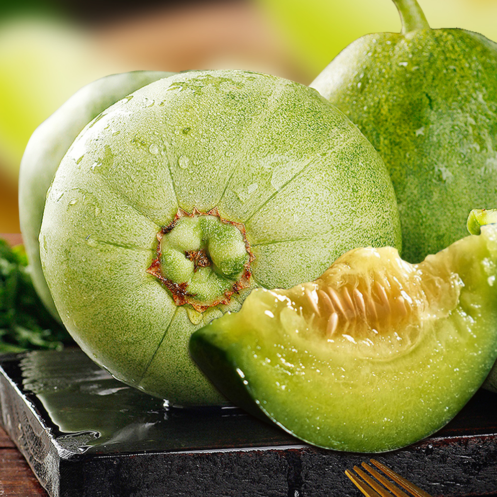 【香甜脆爽】陕西阎良绿皮甜瓜（净重8斤）