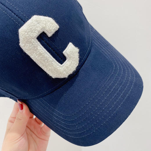 Celine思琳2021春夏秀场同款字母C棒球帽-蓝色 商品图4
