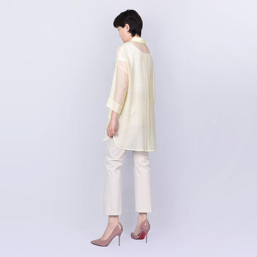 SAINT L’UCK/圣媛女装新夏季简约轻薄款纯色衬衫SA220E22 商品图2