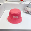 chanel小香shi家新款彩色纯棉渔夫🔝帽-桃红 商品缩略图3